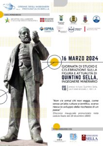 GIORNATA DI STUDIO E CELEBRAZIONE SULLA FIGURA E ATTUALITÀ DI QUINTINO SELLA, INGEGNERE MINERARIO